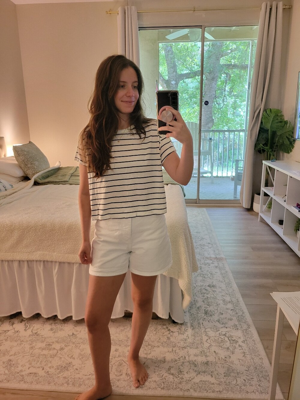 Forever 21 Stripe crop top